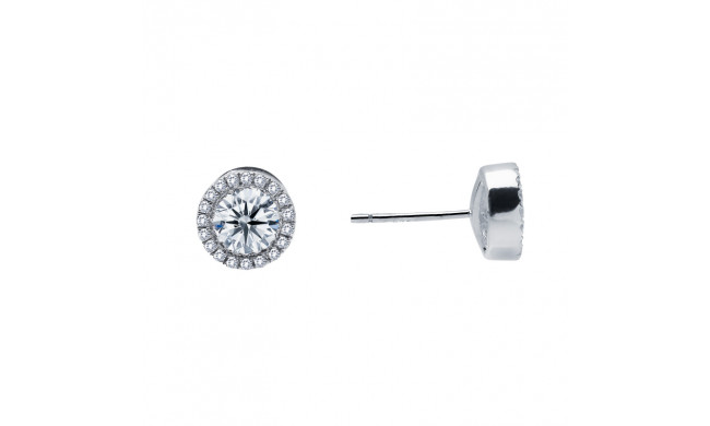 Lafonn 1.22 CTW Halo Stud Earrings - E2002CLP00