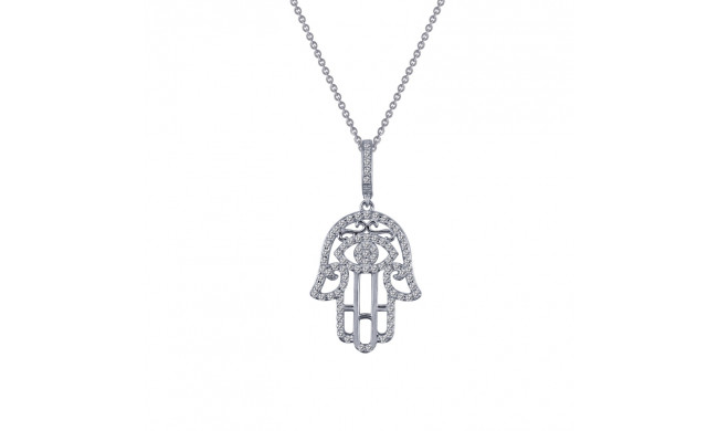 Lafonn Hamsa Pendant Necklace - 9P045CLP18