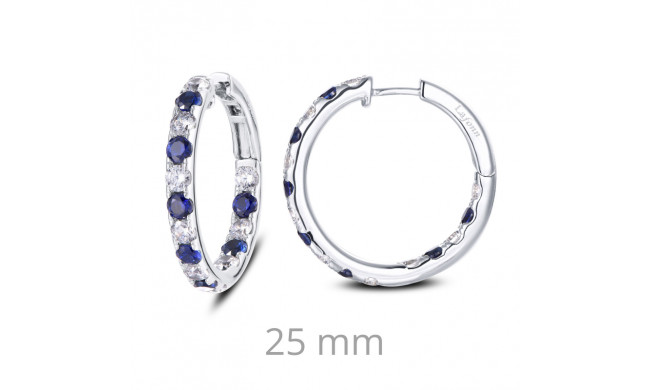 Lafonn 3.52 CTW Hoop Earrings - E0363CSP00