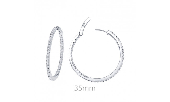 Lafonn 2.64 CTW Hoop Earrings - E3012CLP00