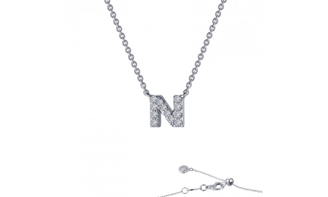 Lafonn Letter N Pendant Necklace - 9N094CLP20