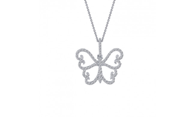 Lafonn Butterfly Pendant Necklace - 9P048CLP18