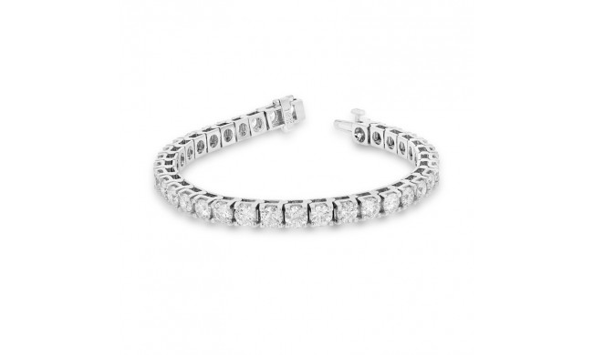 Louis Creations 14k White Gold Diamond Bracelet - BB412K