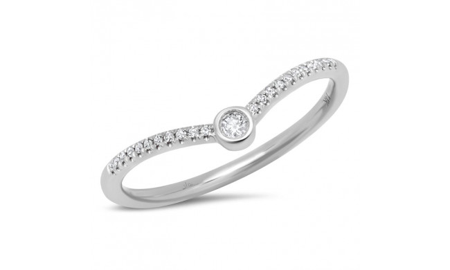 Shy Creation 14k White Gold Diamond Womens Ring - SC55003594