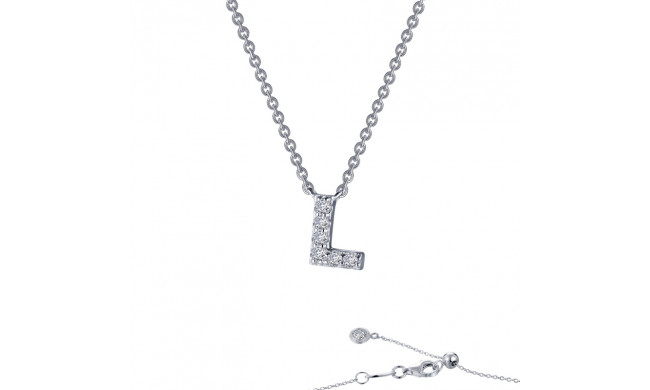 Lafonn Letter L Pendant Necklace - 9N092CLP20