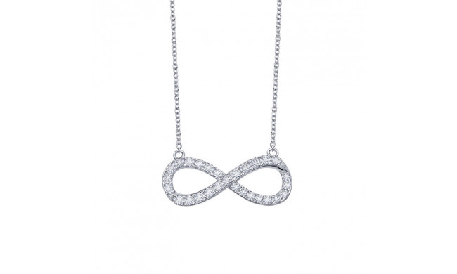 Lafonn 0.48 CTW Infinity Necklace - N2011CLP18