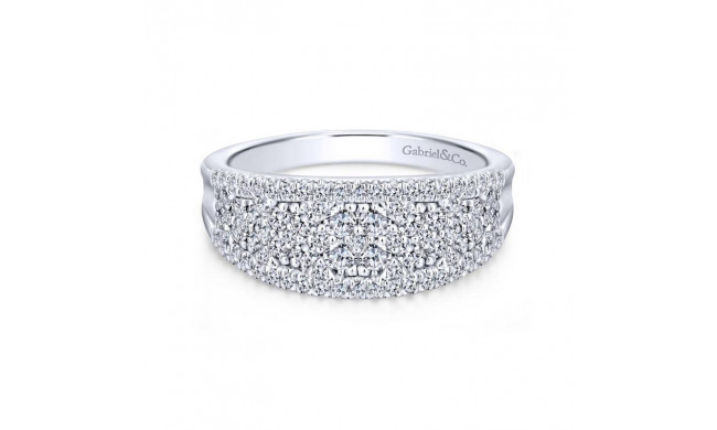 Gabriel & Co. 14k White Gold Lusso Diamond Ring - LR51342W45JJ