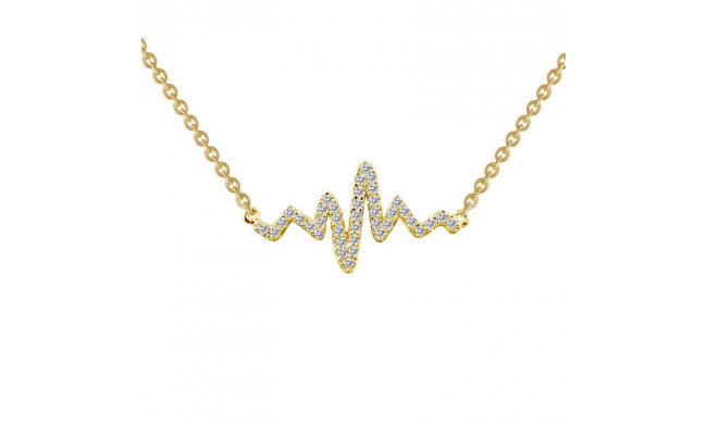 Lafonn 0.39 CTW Heartbeat Necklace - N0060CLG18