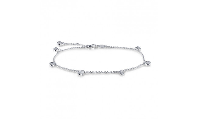 Lafonn Bezel-Set Station Anklet - A0021CLP10