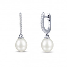 Lafonn Cultured Freshwater Pearl Earrings - E0236PLP00