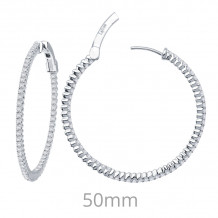 Lafonn 3.04 CTW Hoop Earrings - E3010CLP00