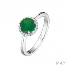 Lafonn May Birthstone Ring - BR001EMP05