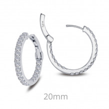 Lafonn 1.6 CTW Hoop Earrings - E3015CLP00