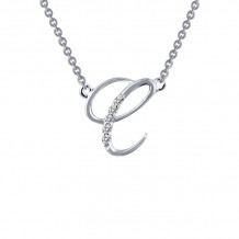 Lafonn Letter C Pendant Necklace - 9N067CLP18