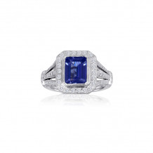 Roman & Jules 14k White Gold Sapphire Ring - 1116-3