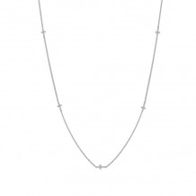 Lafonn Sideways Cross Necklace - N0034CLP18