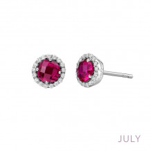 Lafonn July Birthstone Earrings - BE001RBP00