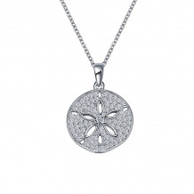 Lafonn 0.99 CTW Sand Dollar Necklace - N0164CLP20