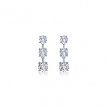 Lafonn Platinum Drop Earrings - E0546CLP00