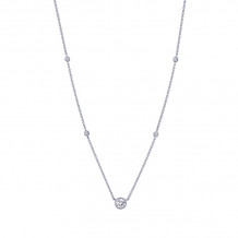 Lafonn 0.78 CTW Station Necklace - N0039CLP18