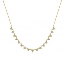 Gabriel & Co. 14k Yellow Gold Lusso Diamond Necklace - NK6023Y45JJ
