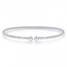 Gabriel & Co. 14k White Gold Bujukan Bangle Bracelet - BG4107-65W4JJJ