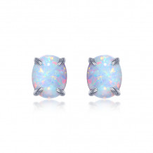 Lafonn Platinum Simple Stud Earrings - E0538OPP00