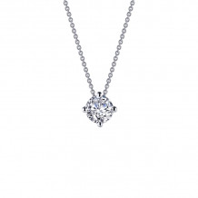 Lafonn 1.5 CTW Solitaire Necklace - N0175CLP20