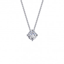 Lafonn 1.5 CTW Solitaire Necklace - N0175CLP20