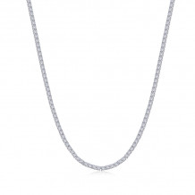 Lafonn Platinum Tennis Necklace - N0254CLP17