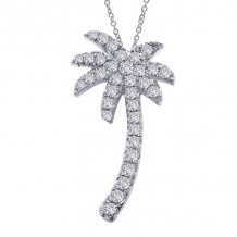 Lafonn Palm Tree Pendant Necklace - P2002CLP18