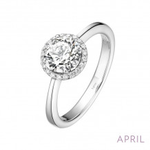 Lafonn April Birthstone Ring - BR001DAP05