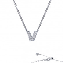 Lafonn Letter V Pendant Necklace - 9N102CLP20