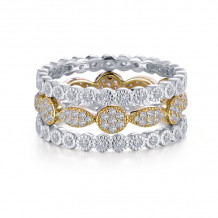 Lafonn 3-Piece Eternity Ring Set - R0347CLT05