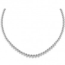 Louis Creations 14k White Gold Diamond Necklace - NRL1141K-10