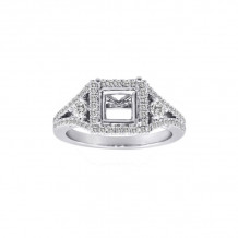 Roman & Jules 14k White Gold Split Shank Engagement Ring - KR1691W