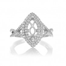Roman & Jules 14k White Gold Diamond Engagement Ring - kr3673w
