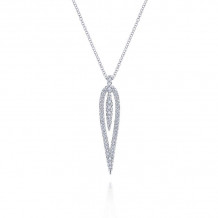 Gabriel & Co. 14k White Gold Kaslique Diamond Necklace - NK5814W45JJ