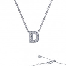 Lafonn Letter D Pendant Necklace - 9N084CLP20