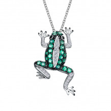 Lafonn Whimsical Frog Necklace - N0157CET22