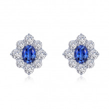 Lafonn Platinum Regal Stud Earrings - 8E036CTP00