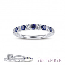 Lafonn September Birthstone Ring - BR004SAP05