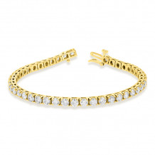 Louis Creations 14k Gold Diamond Bracelet - BB47K-YG