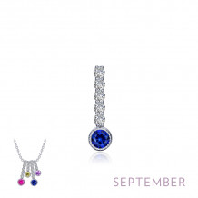 Lafonn September Birthstone Love Pendant - BP003SAP00