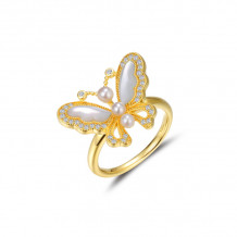 Lafonn Gold Mother-of-Pearl Ring - R0487PLG05