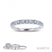 Lafonn March Birthstone Ring - BR004AQP05