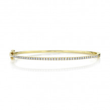 Shy Creation 14k Yellow Gold Bangle Bracelet - SC55004037ZS