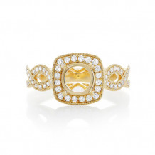 Roman & Jules 14k Yellow Gold Infinity Engagement Ring - ur1552y-sm