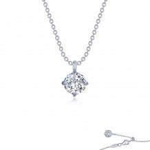 Lafonn Platinum Solitaire Necklace - N0267CLP20