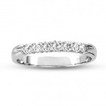 Louis Creations 14k White Gold Anniversary Wedding Band - CR212-030